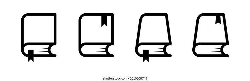 Gráfico vectorial de la colección de iconos de libro