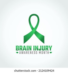 vector graphic of brain injury awareness month good for brain injury awareness month celebration. flat design. flyer design.flat illustration.