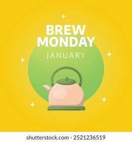 vector graphic of Brew Monday ideal for Brew Monday celebration.