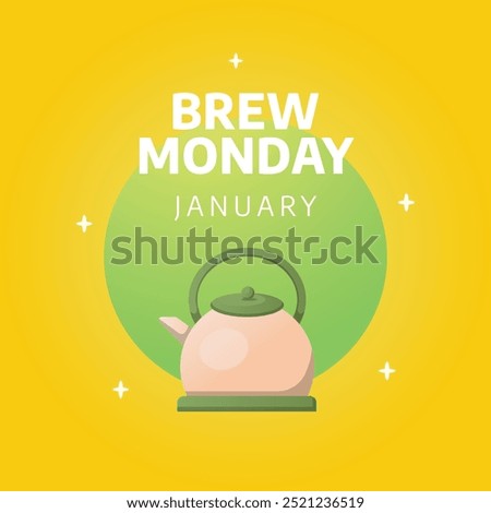 vector graphic of Brew Monday ideal for Brew Monday celebration.
