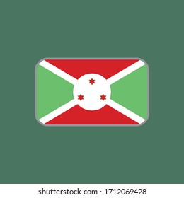 vector graphic of the burundi state flag