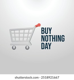 vector graphic of Buy Nothing Day ideal for Buy Nothing Day celebration.