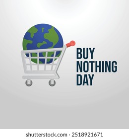 vector graphic of Buy Nothing Day ideal for Buy Nothing Day celebration.