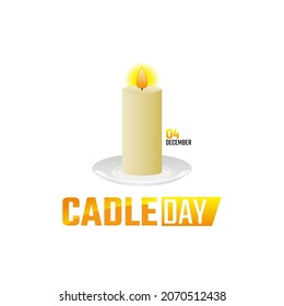 vector graphic of cadle day good for cadle day celebration. flat design. flyer design.flat illustration.