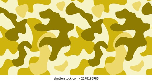 Vector graphic of Camouflage seamless pattern background. Seamless Camouflage pattern vector. Trendy style camo, repeat print. camouflage military seamless pattern. vector eps10.