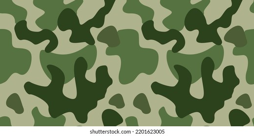 Vector graphic of Camouflage seamless pattern design. Digital military background for fabric textile print template. Urban camouflage seamless pattern background. Seamless pattern vector. 
