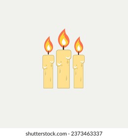 vector graphic of Candle Day good for national Candle Day celebration. flat design. flyer design.flat illustration.