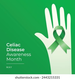 vector graphic of Celiac Disease Awareness Month ideal for Celiac Disease Awareness Month celebration.