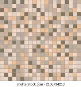 Vector graphic of ceramic floor and wall tiles. Geometric mosaic texture. vector eps10.
