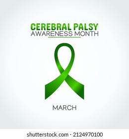 vector graphic of cerebral palsy awareness month good for cerebral palsy awareness month celebration. flat design. flyer design.flat illustration.