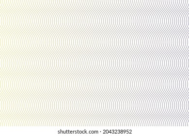 Gráfico vectorial de textura de certificado. Textura con olas en suave color arcoiris. Perfecto para certificados, billetes, diseño de dinero, moneda, bonos de regalo, etc. Patrón de billetes de marca de agua.
