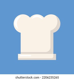 Vector graphic of chef's hat. Toque blanches illustration with flat design style. Suitable for content design assets