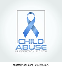 vector graphic of child abuse prevention month good for child abuse prevention month celebration. flat design. flyer design.flat illustration.