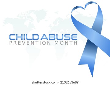 vector graphic of child abuse prevention month good for child abuse prevention month celebration. flat design. flyer design.flat illustration.