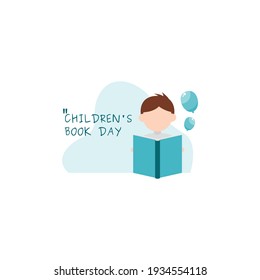 Vector Graphic Of Childrens Book Day Good For Childrens Book Day Celebration. Flat Design. Flyer Design.flat Illustration.