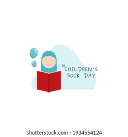 Vector Graphic Of Childrens Book Day Good For Childrens Book Day Celebration. Flat Design. Flyer Design.flat Illustration.