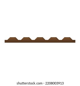 Vector graphic of chocolate. Chocolate bar illustration with flat design style. Suitable for poster or content design assets