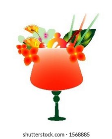 Vector Graphic, cocktail.