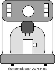 Vector graphic coffee machine espresso