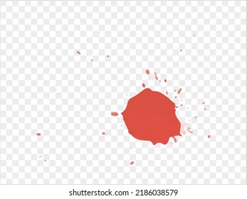 Vector graphic of Color ink splash isolated on transparent background. Grunge splatters. EPS10 vector illustration. Abstract vector illustration. 
