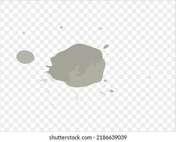 Vector graphic of Color ink splash isolated on transparent background. Grunge splatters. EPS10 vector illustration. Abstract vector illustration. 
