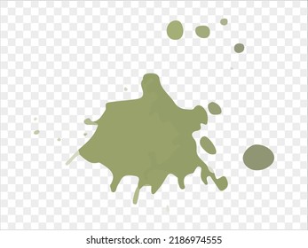 Gráfico vectorial de la salpicadura de tinta de color aislado en fondo transparente. Grunge salpicaduras. Ilustración vectorial EPS10. Ilustración del vector abstracto. 
