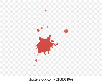 Vector graphic of Color ink splash isolated on transparent background. Grunge splatters. EPS10 vector illustration. Abstract vector illustration. 
