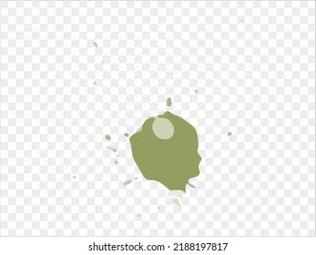 Vektorgrafik von Farbtinte Splash einzeln auf transparentem Hintergrund. Grunge-Plätze. EPS10 Vektorgrafik. Abstrakte Vektorgrafik. 
