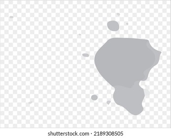 Gráfico vectorial de la salpicadura de tinta de color aislado en fondo transparente. Grunge salpicaduras. Ilustración vectorial EPS10. Ilustración del vector abstracto. 

