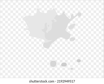Vector graphic of Color ink splash isolated on transparent background. Grunge splatters. EPS10 vector illustration. Abstract vector illustration. 
