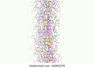 Vector graphic. Colored abstract overlapping mixed shape pattern. Good for web page, wallpaper, graphic design, catalog, texture or background.