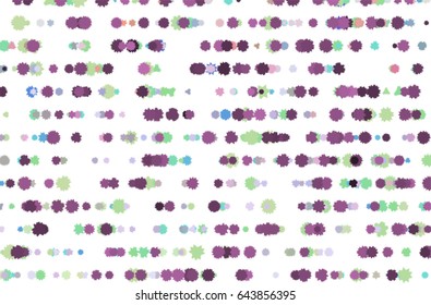 Vector graphic. Colored abstract overlapping shape pattern. Good for web page, wallpaper, graphic design, catalog, texture or background.
