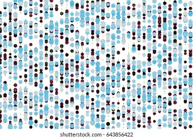 Vector graphic. Colored abstract overlapping shape pattern. Good for web page, wallpaper, graphic design, catalog, texture or background.