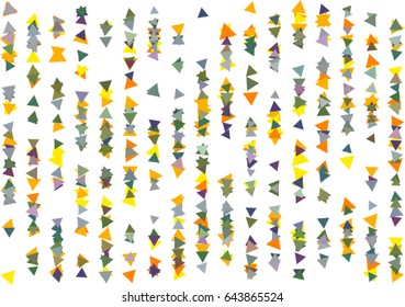 Vector graphic. Colored abstract overlapping triangle shape pattern. Good for web page, wallpaper, graphic design, catalog, texture or background.