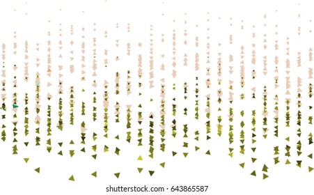 Vector graphic. Colored abstract overlapping triangle shape pattern. Good for web page, wallpaper, graphic design, catalog, texture or background.