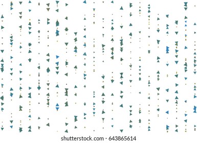 Vector graphic. Colored abstract overlapping triangle shape pattern. Good for web page, wallpaper, graphic design, catalog, texture or background.