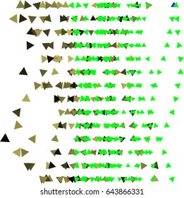 Vector graphic. Colored abstract overlapping triangle shape pattern. Good for web page, wallpaper, graphic design, catalog, texture or background.