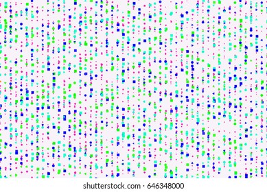 Vector graphic. Colored abstract overlapping mixed shape pattern. Good for web page, wallpaper, graphic design, catalog, texture or background.