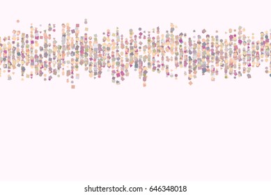 Vector graphic. Colored abstract overlapping mixed shape pattern. Good for web page, wallpaper, graphic design, catalog, texture or background.