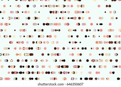 Vector graphic. Colored abstract overlapping star shape pattern. Good for web page, wallpaper, graphic design, catalog, texture or background.