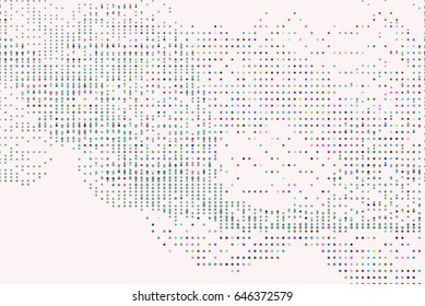 Vector graphic. Colored abstract overlapping star shape pattern. Good for web page, wallpaper, graphic design, catalog, texture or background.