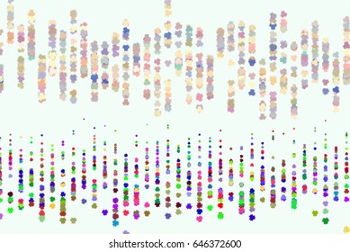 Vector graphic. Colored abstract overlapping star shape pattern. Good for web page, wallpaper, graphic design, catalog, texture or background.