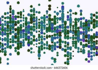 Vector graphic. Colored abstract overlapping star shape pattern. Good for web page, wallpaper, graphic design, catalog, texture or background.