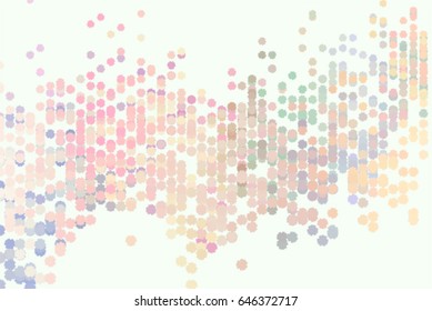 Vector graphic. Colored abstract overlapping star shape pattern. Good for web page, wallpaper, graphic design, catalog, texture or background.