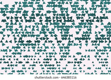 Vector graphic. Colored abstract overlapping triangle shape pattern. Good for web page, wallpaper, graphic design, catalog, texture or background.