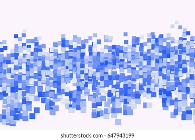 Vector graphic. Colored abstract overlapping square, rectangle shape pattern. Good for web page, wallpaper, graphic design, catalog, texture or background.
