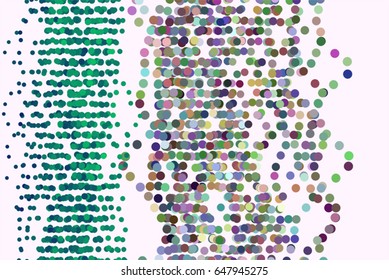 Vector graphic. Colored abstract overlapping circles, bubbles, sphere or ellipses shape pattern. Good for web page, wallpaper, graphic design, catalog, texture or background.