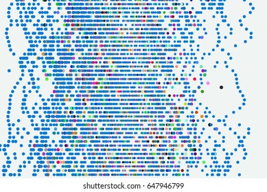Vector graphic. Colored abstract overlapping circles, bubbles, sphere or ellipses shape pattern. Good for web page, wallpaper, graphic design, catalog, texture or background.