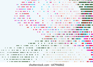 Vector graphic. Colored abstract overlapping circles, bubbles, sphere or ellipses shape pattern. Good for web page, wallpaper, graphic design, catalog, texture or background.