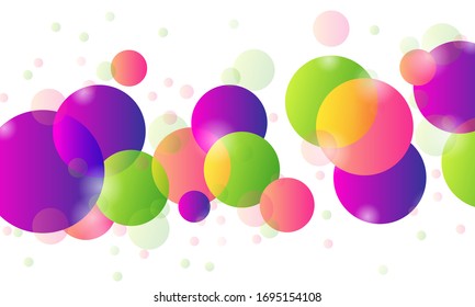 Vector Graphic Colorful abstract background with circles. Perfect for Wallpaper, Banner, Background, Card, Book Illustration, landing page, gift, cover, flyer, report, bussiness, social media ect.
